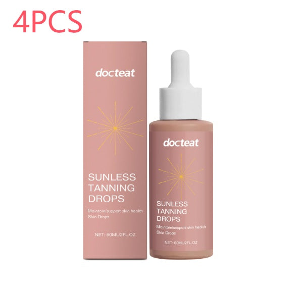 Gotas de suplemento bronzeador à base de ervas, sem sol - VittaSlim